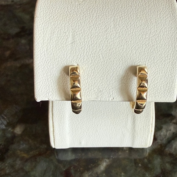 Gabriel & Co. Jewelry - Textured 14k gold hoops